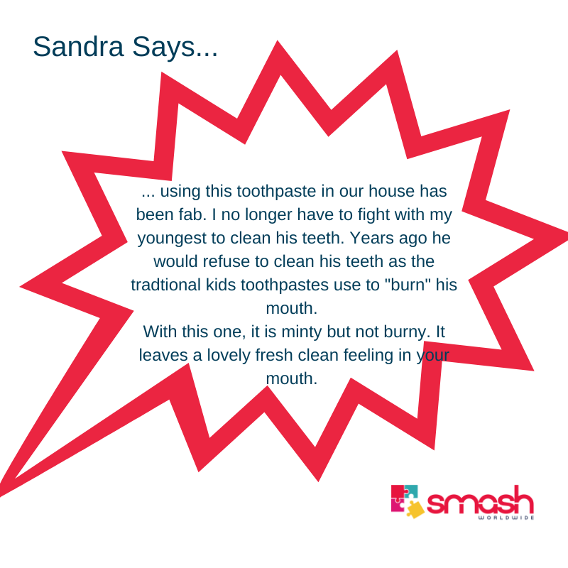 SMASH worldwide Argital Mint Toothpaste