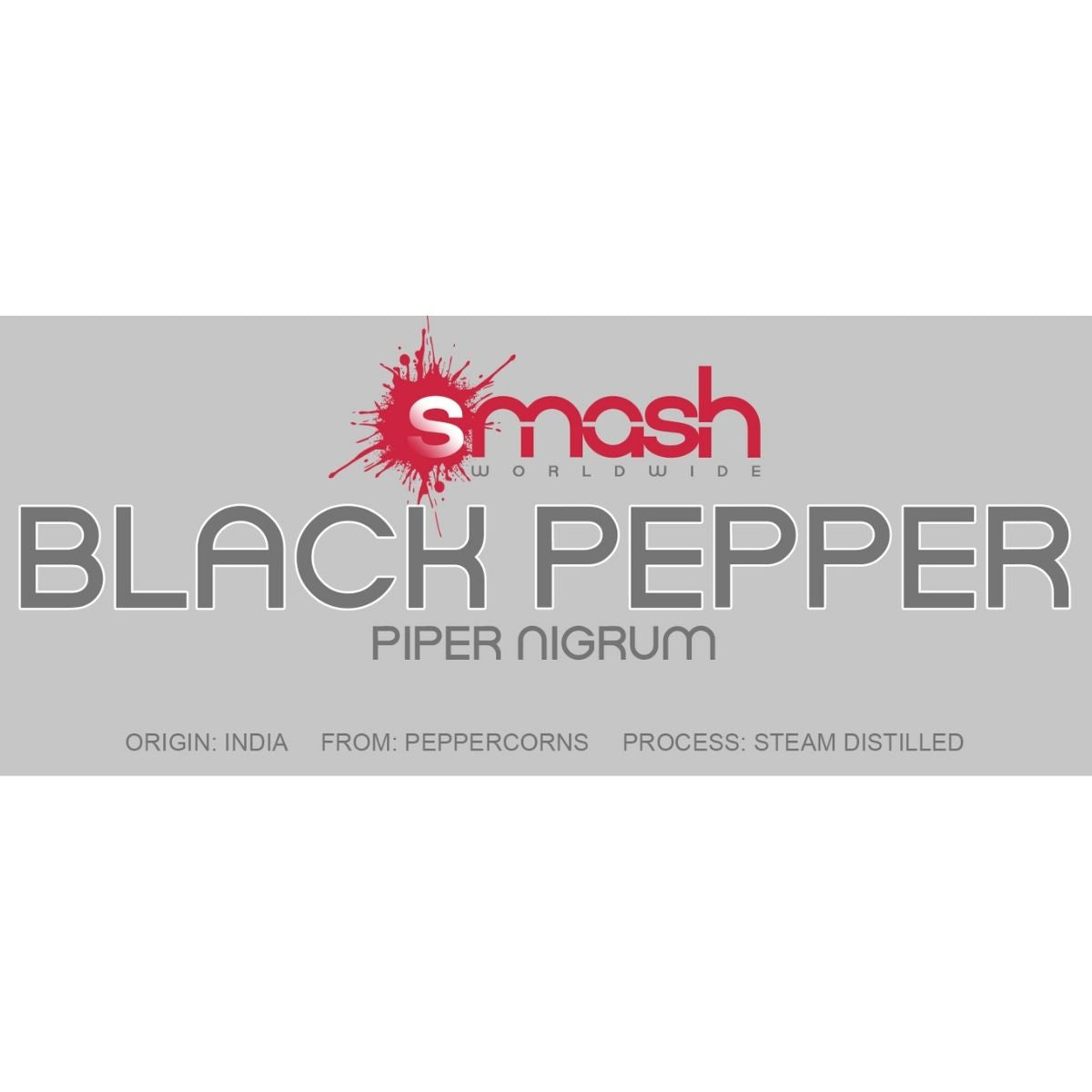 SMASH Worldwide Black Pepper Essential Oil