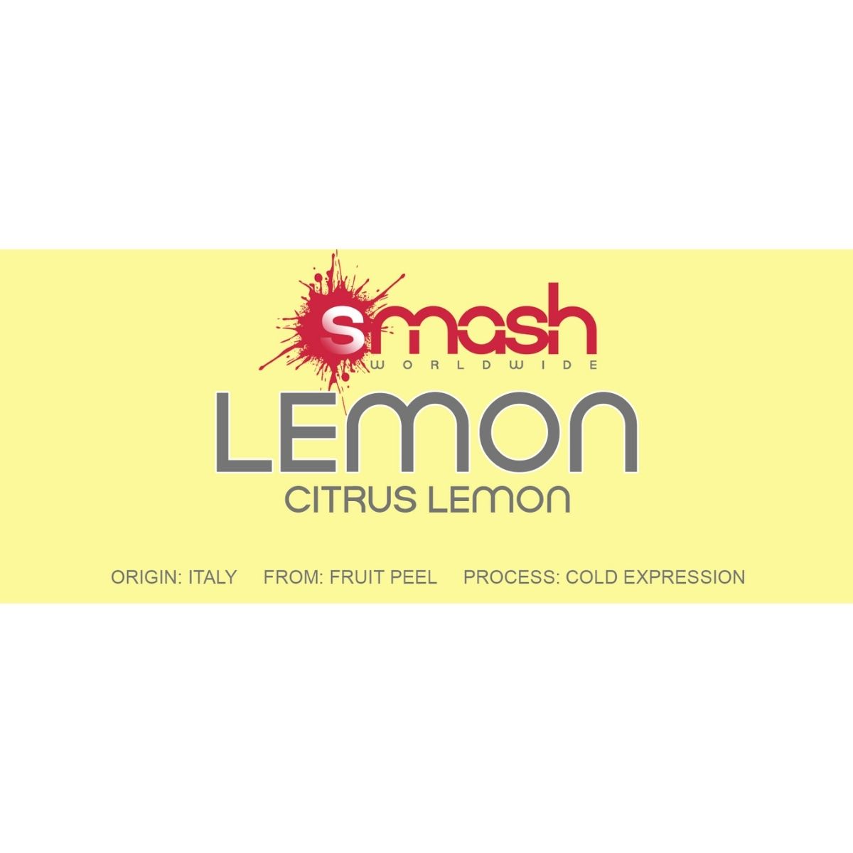 SMASH Worldwide Lemon Essential Oil