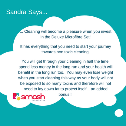 SMASH Worldwide Deluxe Microfibre cloths